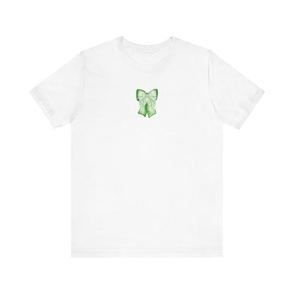 Tiny Bow with clover