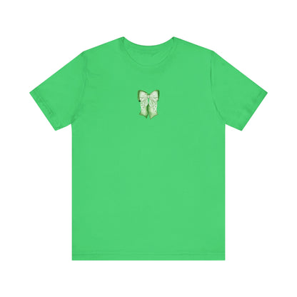 Tiny Bow with clover