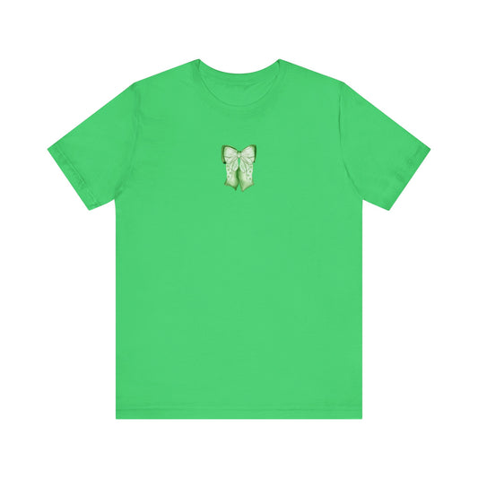 Tiny Bow with clover