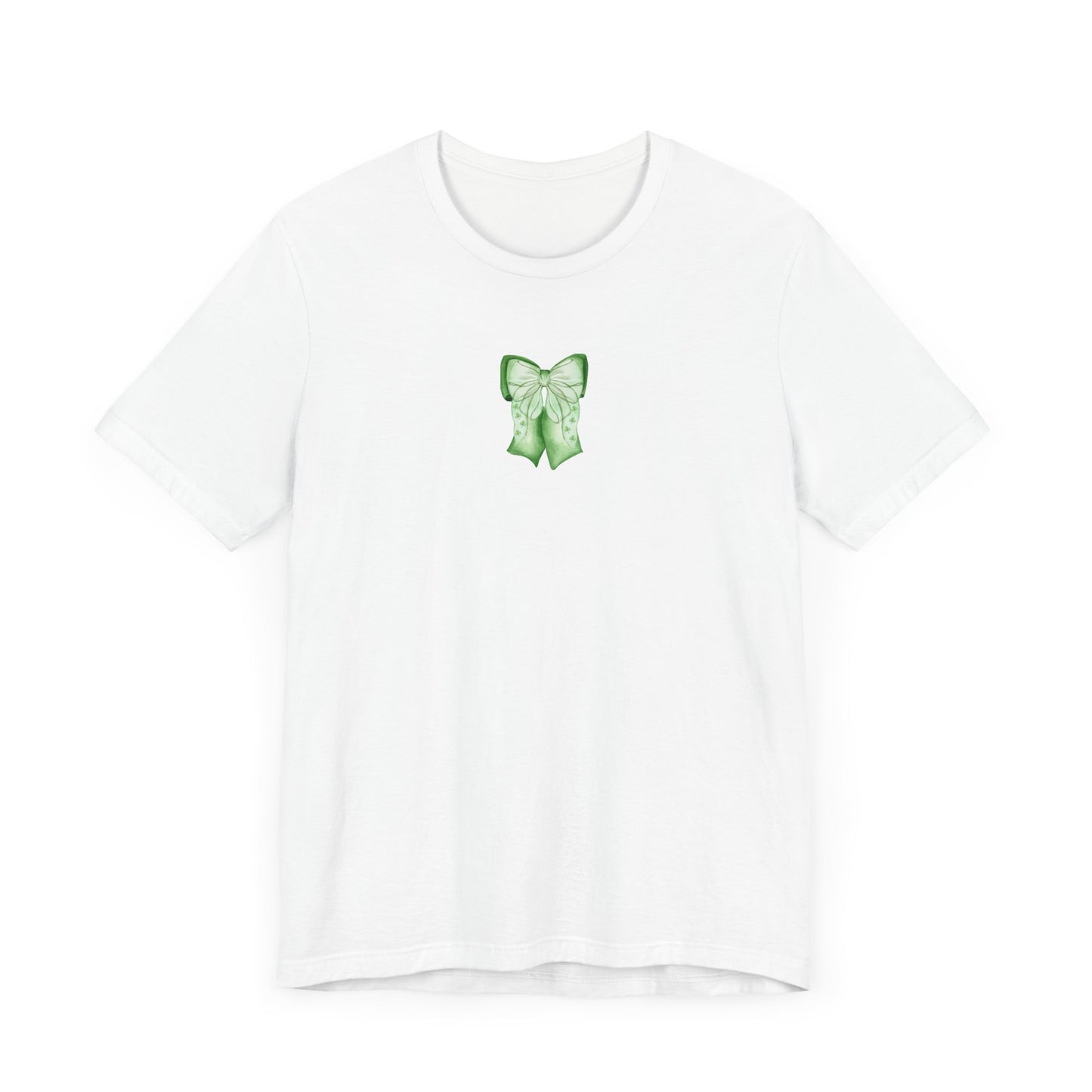 Tiny Bow with clover