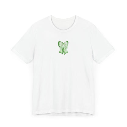 Tiny Bow with clover